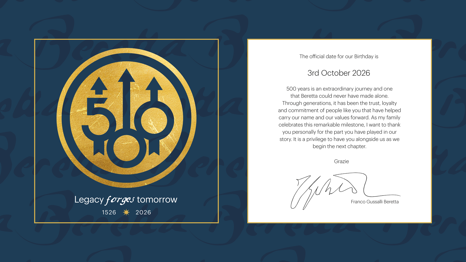 Celebrating Beretta 500 years